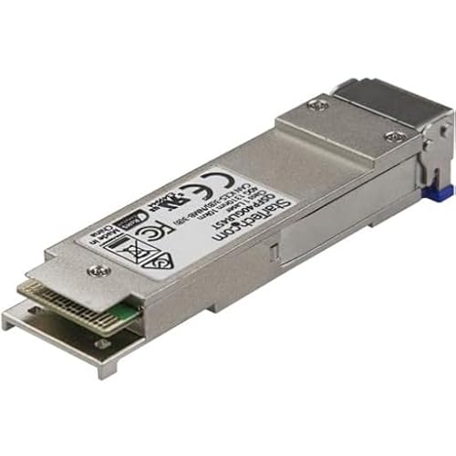 StarTech.com Cisco QSFP-40G-LR4 Compatible QSFP+ Module - 40GBASE-LR4-40GbE Single Mode Fiber SMF Optic Transceiver - 40GbE LC 10km - 1270nm-1330nm - DDM Cisco Firepower, ASR1000 (QSFP40GLR4ST) QSFP-40G-LR4 Single
