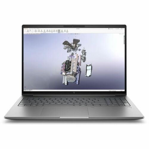 HP ZBook X G1i 16 Mobile Workstation - WQUXGA - 120 Hz - Intel Core Ultra 9 285H - vPro Technology - 32 GB - 1 TB SSD - English Keyboard - Smart Card Reader - Meteor Silver - Intel Chip - 3840 x 2400