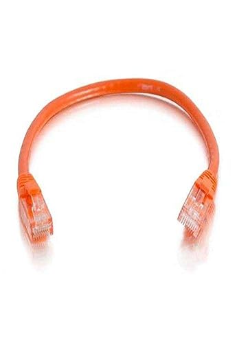 C2G 04022 Cat6 Cable - Snagless Unshielded Ethernet Network Patch Cable, Orange (15 Feet, 4.57 Meters)
