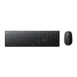 Alogic Echelon USB-C Rechargeable Wireless Mouse and Keyboard for Windows | Wireless Keyboard & Mouse | Designed for The Modern Office | Windows | Black