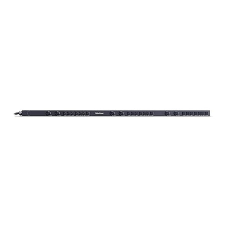 CyberPower PDU13102 Basic 3-Phase PDU, 208V, 20A (Derated to 16A), 27 Outlets, 0U Rackmount