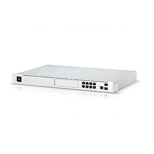 Ubiquiti UDM-PRO UniFi Dream Machine Pro All-in-One Enterprise Advanced Security Gateway with Built-in 8-Port Gigabit Switch with 1-Gbps RJ45 and 10G SFP+ LAN, 1U Rackmountable