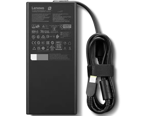 Lenovo ADL400SCC3A 20V 20A 400W Yellow Slim Tip AC Adapter for Legion Y900 Series-Legion 9 18IAX10 83EY, Y700 Series-Legion Pro 7 16IAX10H 83F5, SA11Q29118, 5A11Q29110, ADL400SDC3A, GX21T68194.