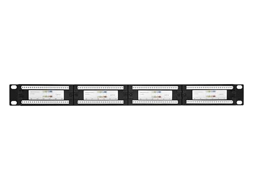 Monoprice Patch Panel (568A/B Compatible) Cat6 1U 24