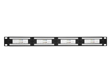 Monoprice Patch Panel (568A/B Compatible) Cat6 1U 24