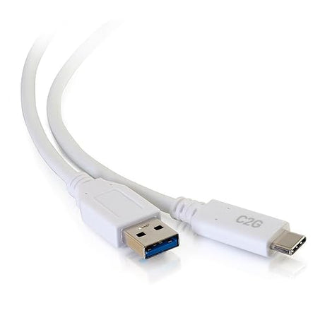 6ft USB 3.0 USB-C to USB-A Cable M/M - White