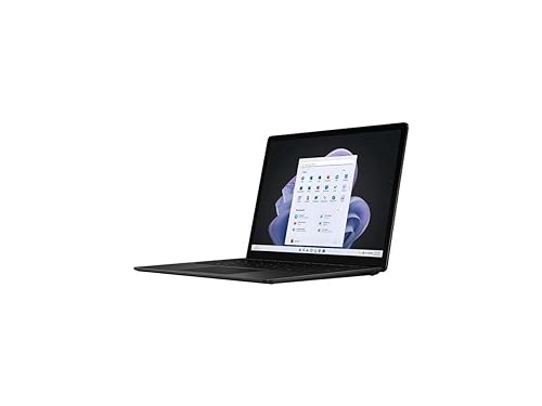 Microsoft Surface Laptop 5 13.5" Touchscreen Notebook - 2256 x 1504 - Intel Core i7 12th Gen i7-1265U - Intel Evo Platform - 32 GB Total RAM - 512 GB SSD - Matte Black - Intel Chip - Windows 11 P