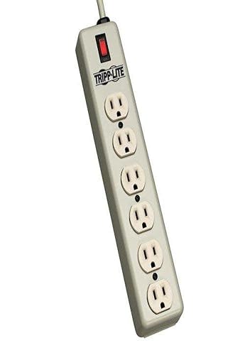 Tripp Lite 6 Outlet Industrial Power Strip Waber Metal 6 Ft Cord 5-15p