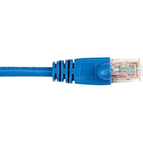 Black Box Network Services CAT6 Molded Boot Patch CA Blue 10FT 10 Pack