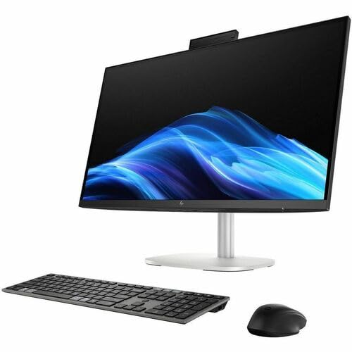 HP EliteStudio 8 AiO G1i All-in-One Computer - Intel Core Ultra 7 265 - vPro Technology - 32 GB - 1 TB SSD - 27 QHD Touchscreen - Desktop - Pike Silver - Intel Q870 Chip - 2560 x 1440 - Windows 11 Pr