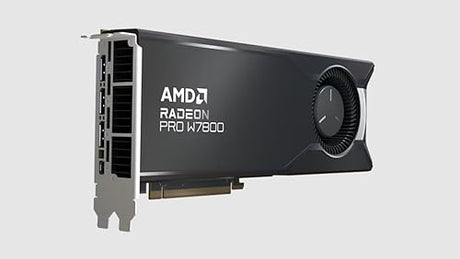 AMD Radeon™ Pro W7800, Professional Graphics Card, Workstation, AI, 3D Rendering, 32GB GDDR6, DisplaPort™ 2.1, AV1, 45 TFLOPS, 70 CUs, 260W TDP, 8K