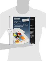 Epson S041153 Iron-On Transfer Paper, Letter Size, 10 Sheets Ink