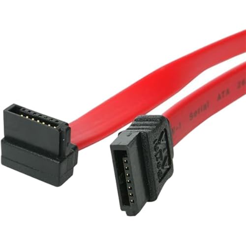 StarTech.com 8in SATA to Right Angle SATA Serial ATA Cable - 8in SATA Cable - 8 SATA Cable - right angle SATA Cable Right Angle 8 inch