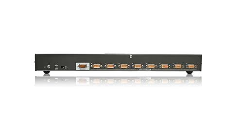 IOGEAR 8-Port USB PS/2 Combo KVMP Switch GCS1808 (Black) 8-Port USB PS/2 KVMP Switch
