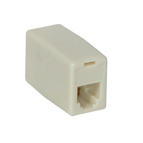 C2G 01919 RJ11 4-Pin Modular Crossed Inline Coupler, Ivory 4 Pin Modular Coupler