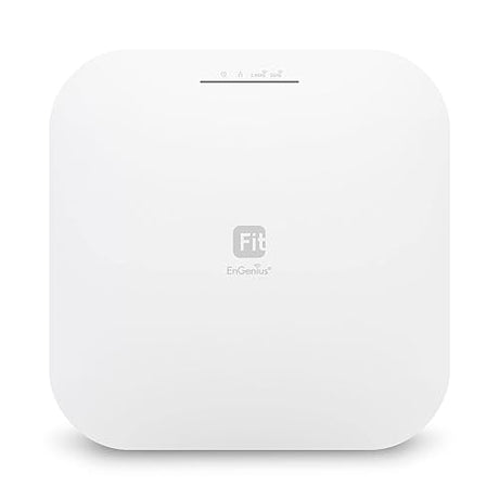 EnGenius EWS377-FIT WiFi 6 AX3600 4x4 Multi-Gigabit Access Point with 2.5Gbps Port, OFDMA, MU-MIMO, PoE+, WPA3, 1GB RAM, License-Free Cloud or On-Premise Management Tools (Power Adapter Not Included) AX3600 - FIT