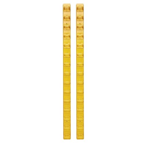 Tripp Lite Vertical Server Rack Enclosure Cable Manager, Flexible Rings, High-Visibility Yellow Steel, 6 Foot / 1.8 Meters, Two 3-Foot Sections, 5-Year Warranty (SRCABLERINGVRTF) Flexible Rings Yellow Vertical