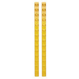 Tripp Lite Vertical Server Rack Enclosure Cable Manager, Flexible Rings, High-Visibility Yellow Steel, 6 Foot / 1.8 Meters, Two 3-Foot Sections, 5-Year Warranty (SRCABLERINGVRTF) Flexible Rings Yellow Vertical