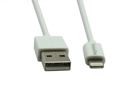 VisionTek 900863 Lightning to USB 2 Meter MFI Cable, White