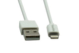 VisionTek 900862 Lightning to USB 1 Meter MFI Cable, White