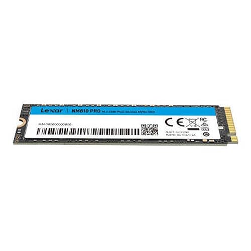 Lexar Disque SSD NM610 Pro 500Go - NVMe M.2 Type 2280