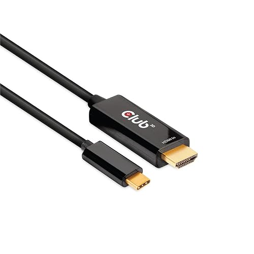 Club3D CAC-1334 HDMI 2.0 to USB Type C 4K60Hz M/M Active Cable 1.8m-6ft Cable M/M 1.8m