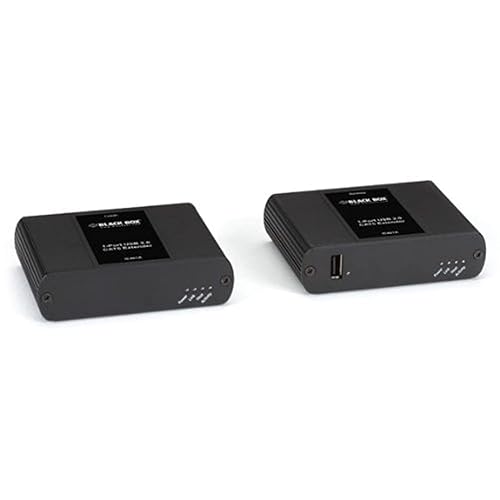 Black Box IC401A-R2 USB 2.0 Extender - Catx, 1-Port - 1 X Network (RJ-45) - 1 X USB - 328.08 ft Extended Rang