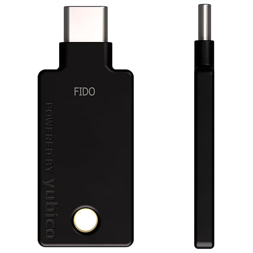 Yubico - Security Key C NFC - Black- Two-Factor authentication (2FA) Security Key, Connect via USB-C or NFC, FIDO U2F/FIDO2 Certified