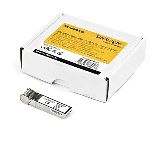 StarTech.com Citrix EW3P0000557 Compatible SFP+ Module - 10GBASE-SR - 10GbE Multimode Fiber MMF Optic Transceiver - 10GE Gigabit Ethernet SFP+ - LC 300m - 850nm - DDM (EW3P0000557-ST)