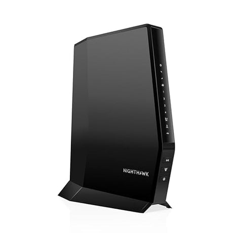 NETGEAR Nighthawk Modem Router Combo (CAX30S) DOCSIS 3.1 Cable Modem and WiFi 6 Router - AX2700 6.0 Gbps - Compatible with Xfinity, Spectrum, Cox, and More - Gigabit Wireless Internet - NETGEAR Armor 2.7Gbps, DOCSIS 3.1, WiFi 6