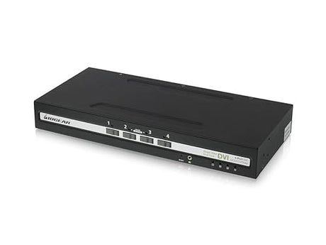 IOGEAR 4-Port Single View DVI PP4.0 Secure KVM Switch W/Audio Connections. TAA COMPLIA