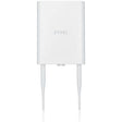 Zyxel True WiFi6 AX1800 Outdoor Access Point (802.11ax Dual Band), Small Business WiFi w/Smart Mesh, IP55-rated, & MU-MIMO, PoE Powered, Manageable via Nebula APP/Cloud or Standalone [NWA55AXE]