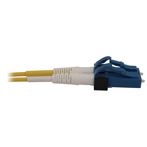 Tripp Lite Switchable Fiber Patch Cable, Single Mode Duplex, LC to LC, 9/125 OS2, 400 GbE, Yellow, LSZH Jacket, 3 Meters / 9.8 Feet, Lifetime Limited Manufacturer's Warranty (N370X-03M) 9.8 ft / 3M