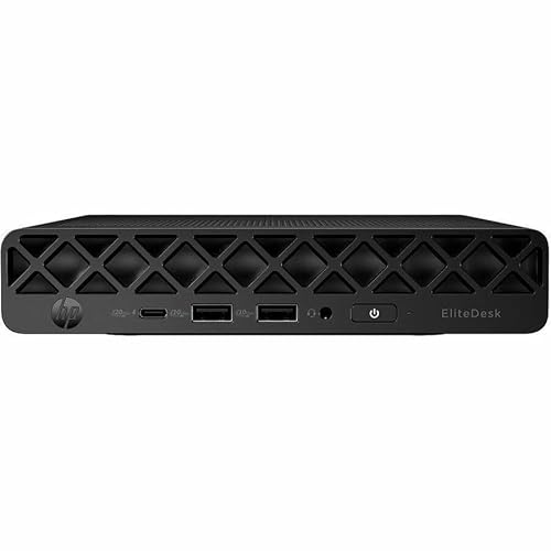 HP EliteDesk 8 G1i Desktop Computer - Intel Core Ultra 7 265T - vPro Technology - 32 GB - 512 GB SSD - Desktop Mini - Jack Black