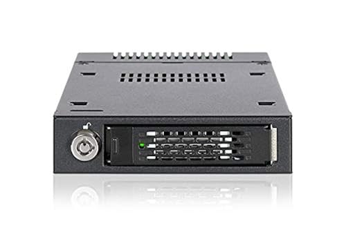 ICY DOCK M.2 PCIe 3.0/4.0 NVMe SSD Mobile Rack for External 3.5” Drive Bay | ToughArmor MB601M2K-1B