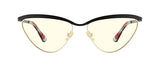Gunnar Gaming & Computer Glasses - Year of the Dragon - Frame Color: Onyx - Gold, Lens Tint: Clear (Blocks 35% Blue Light & 100% UV Light) - Blue Light Blocking Glasses, Onyx lens: clear (35% blue
