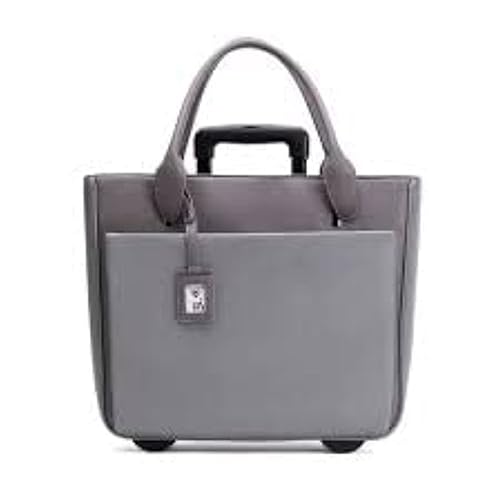 Fabrique FLORLRT-03 Florence Gray Rolling Tote Case 17.3 Laptop