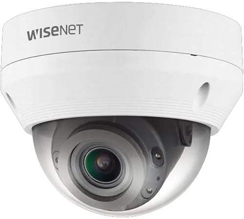Hanwha Techwin America QNV-6082R1 2 Mp V & F 3.1X Wdr No Audio in & Out POE & 12VDC Outdoor Motorized Network Surveillance Camera White