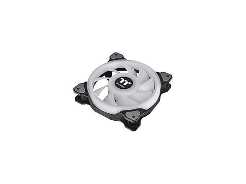 Thermaltake Riing Quad 120mm 16.8 Million RGB Color (Alexa, Razer Chroma) Software Enabled 4 Light Rings 54 Addressable LED 9 Blades Hydraulic Bearing Case/Radiator Fan CL-F088-PL12SW-B Triple Pack Black