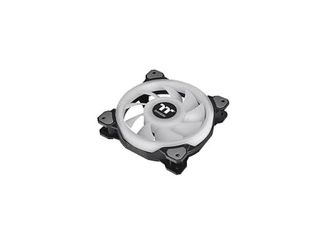 Thermaltake Riing Quad 120mm 16.8 Million RGB Color (Alexa, Razer Chroma) Software Enabled 4 Light Rings 54 Addressable LED 9 Blades Hydraulic Bearing Case/Radiator Fan CL-F088-PL12SW-B Triple Pack Black