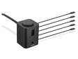 Lenovo Smart Charger, Designed for Chromebooks, Charge 5 laptops at Once and Monitor Their Battery Levels, Integrated 30cm USB-C Cables