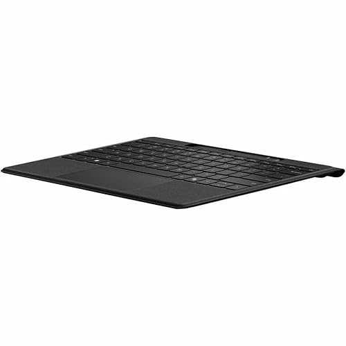 Microsoft Surface Pro Flex Keyboard - Black with Bold Keyset - Wireless Connectivity - Bluetooth - 32.81 ft CoPilot, Mute, Snipping, Screen Brightness, Media Player Hot Key(s) - Windows 11 - Notebook/