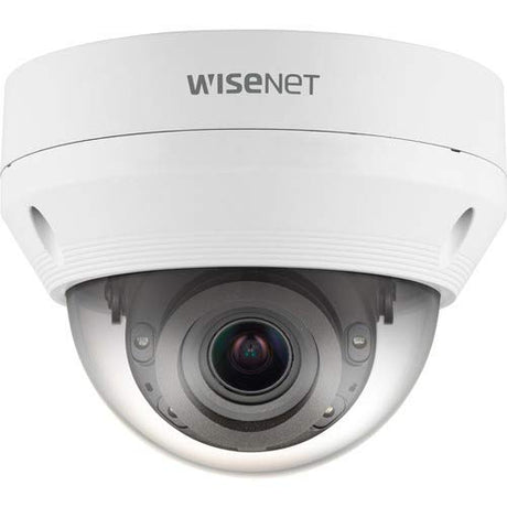 HANWHA Techwin WiseNet Q QNV-8080R 5 Megapixel Network Camera - 98.43 ft Night Vision - Motion JPEG, H.264, H.265-2592 x 1944-3.1x Optical - CMOS - Ceiling Mount