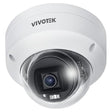 VIVOTEK FD9380-HV-V2 5MP Outdoor Fixed Dome AI Security Camera, C-Series, 2.8mm Lens, Smart IR, IK10, White
