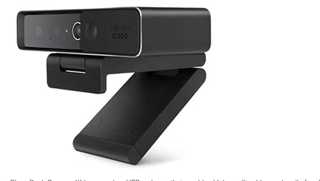 Cisco Desk Camera 4K in Platinum White with up to 4K Ultra HD Video, Dual Microphones, Low-Light Performance, 1-Year Limited Hardware Warranty (CD-DSKCAM-P-US)