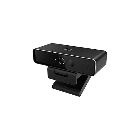 CISCO Designed Cisco Desk Camera 4K in Carbon Black with up to 4K Ultra HD Video, Dual Microphones, Low-Light Performance, 1-Year Limited Hardware Warranty (CD-DSKCAM-C-US)