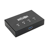 Tripp Lite 4 Port USB Switch, USB 3.0 Peripheral Switch, SuperSpeed 5 Gbps, Black, 3 Year Warranty (U359-004)