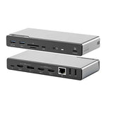 ALOGIC DV4 Quad Display 14 in 1 USB-C Docking Station w/ 85W PD, 1x DisplayPort, 3X HDMI, USB-C 3.2 Gen 1, 2X USB-A 3.2 Gen 1, 2xUSB-A 2.0, Audio Jack, Ethernet, SD Card & Micro SD Card Reader.
