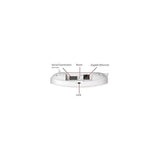 CISCO DESIGNED Cisco Business 150AX Wi-Fi 6 2x2 Access Point 1 GbE Port - Ceiling Mount, PoE Injector Included, 3-Year Hardware Protection (CBW150AX-B-NA)