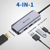 HYPERDRIVE 4-in-1 USB-C Hub 4 in 1 Space Grey